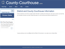 Tablet Screenshot of county-courthouse.com